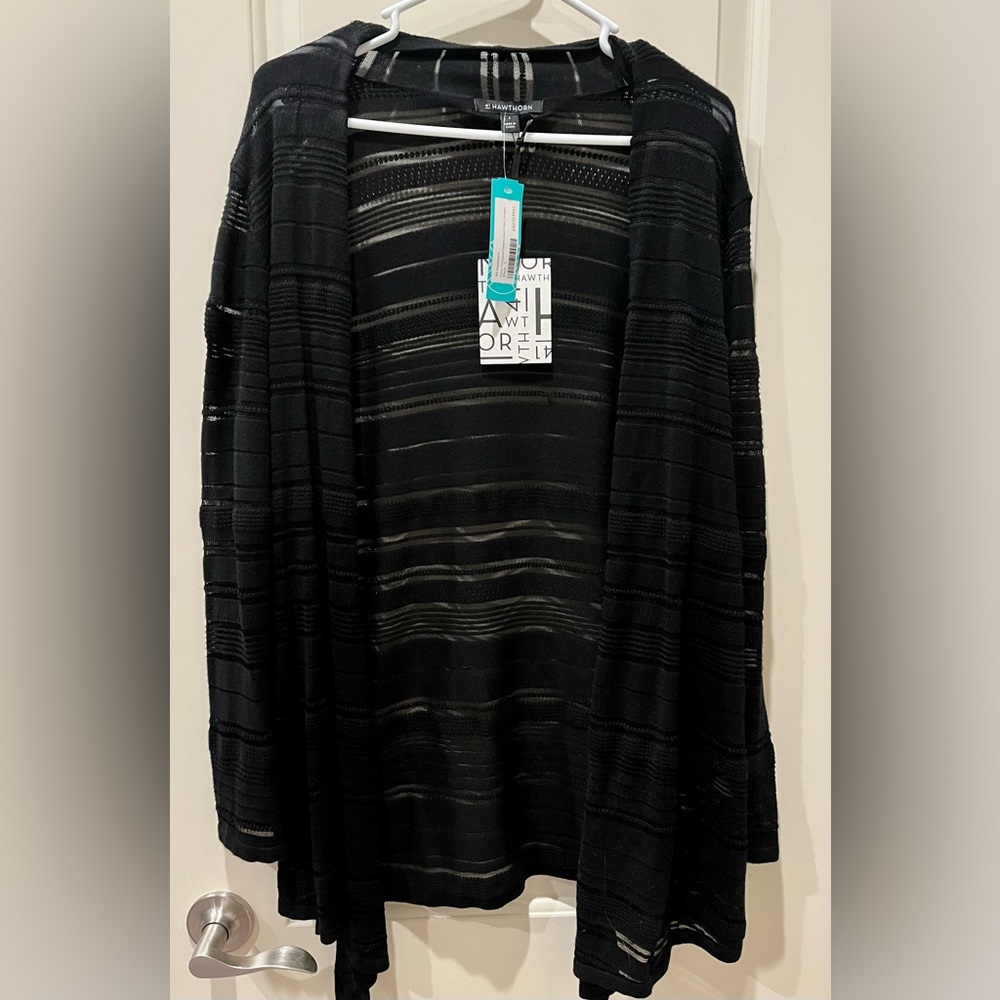 41 Hawthorn Black Cardigan Stitch Fix NWT size L